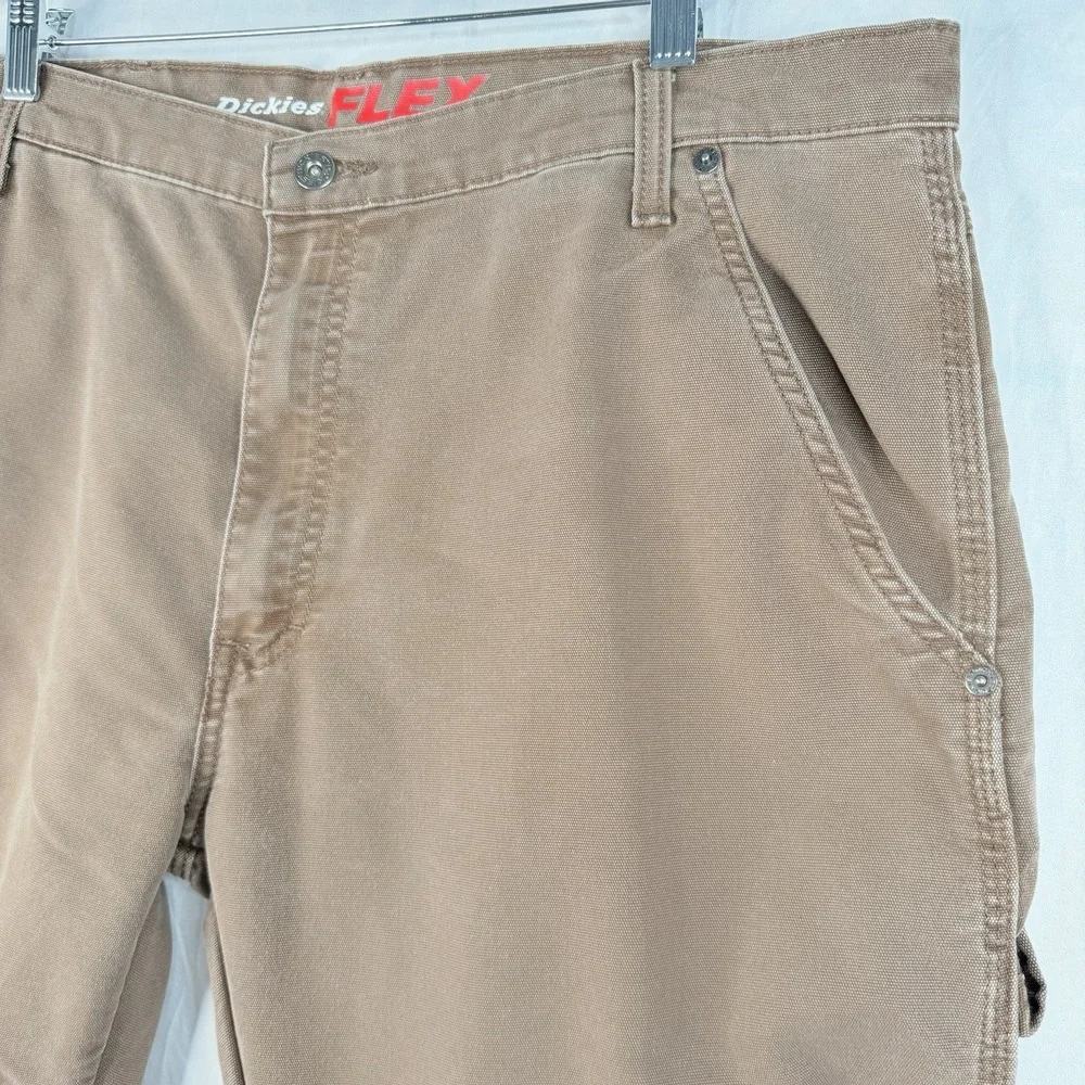 Dickies flex regular fit duck cargo trousers 38X32 Work Pants Fits 38x31